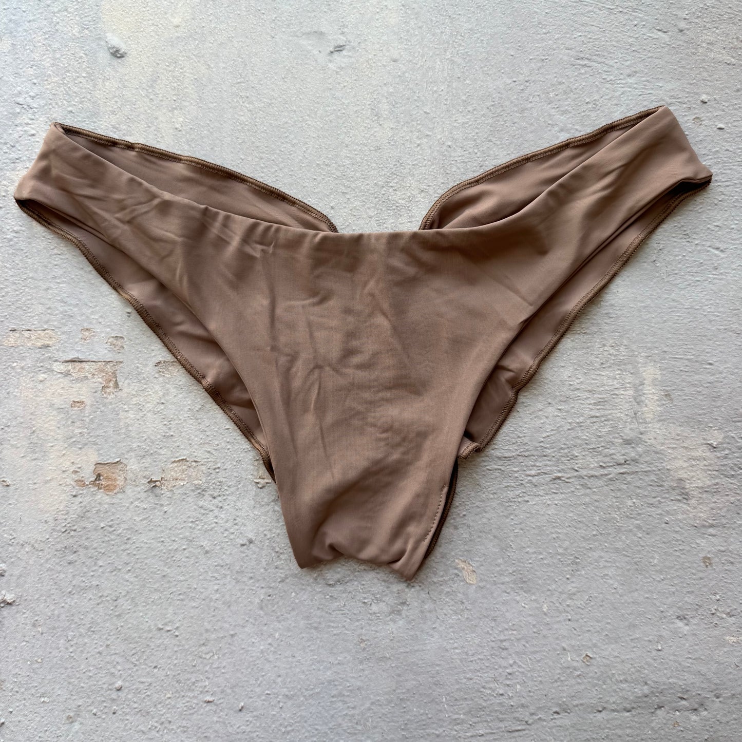 Cappuccino Brown Lili Ripple Bikini Bottom