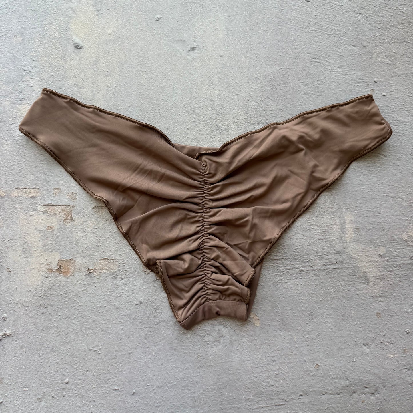 Cappuccino Brown Lili Ripple Bikini Bottom