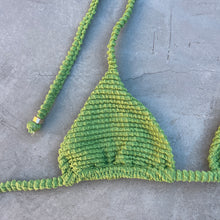 Load image into Gallery viewer, Matcha Green Triangle Bikini Top
