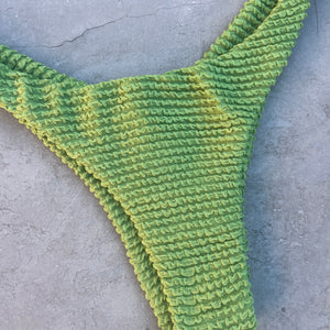 Matcha Green Textured Bia Bikini Bottom