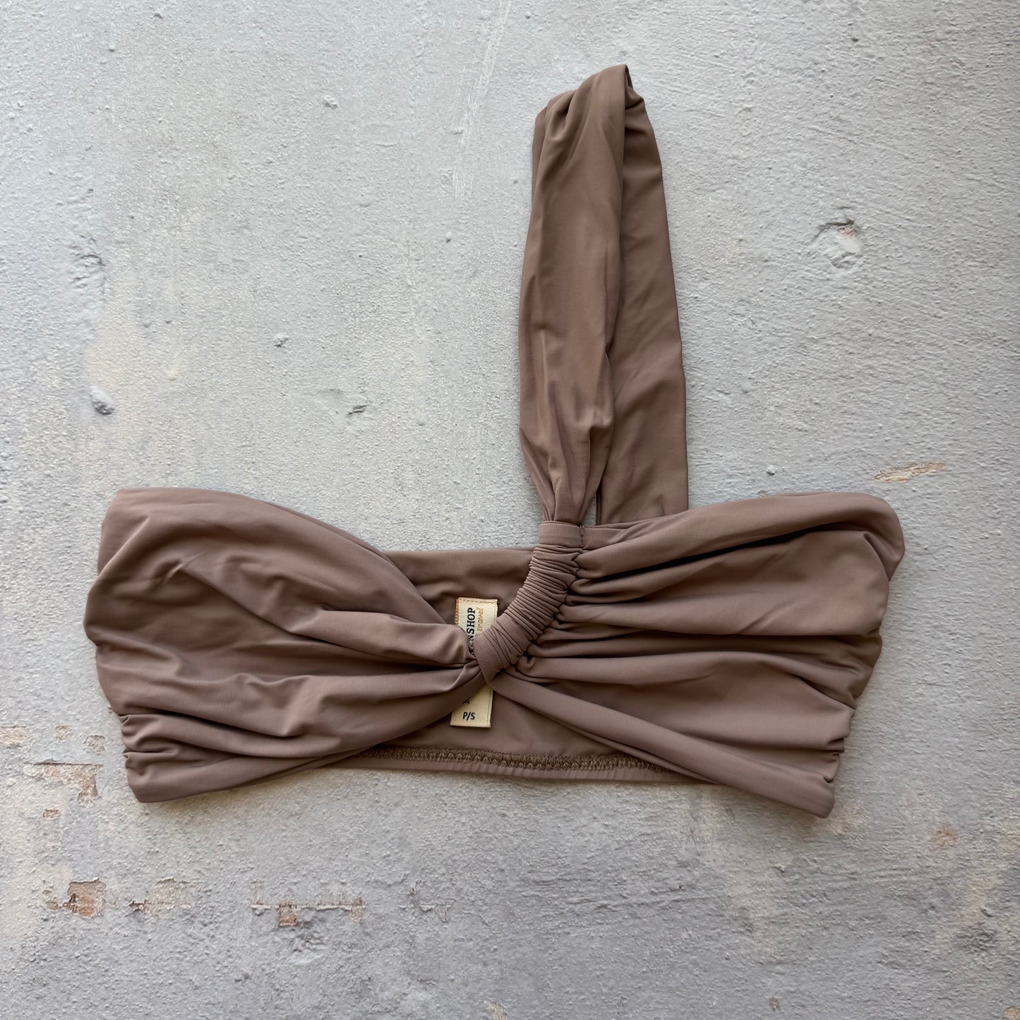 Cappuccino Brown Greek Bikini Top
