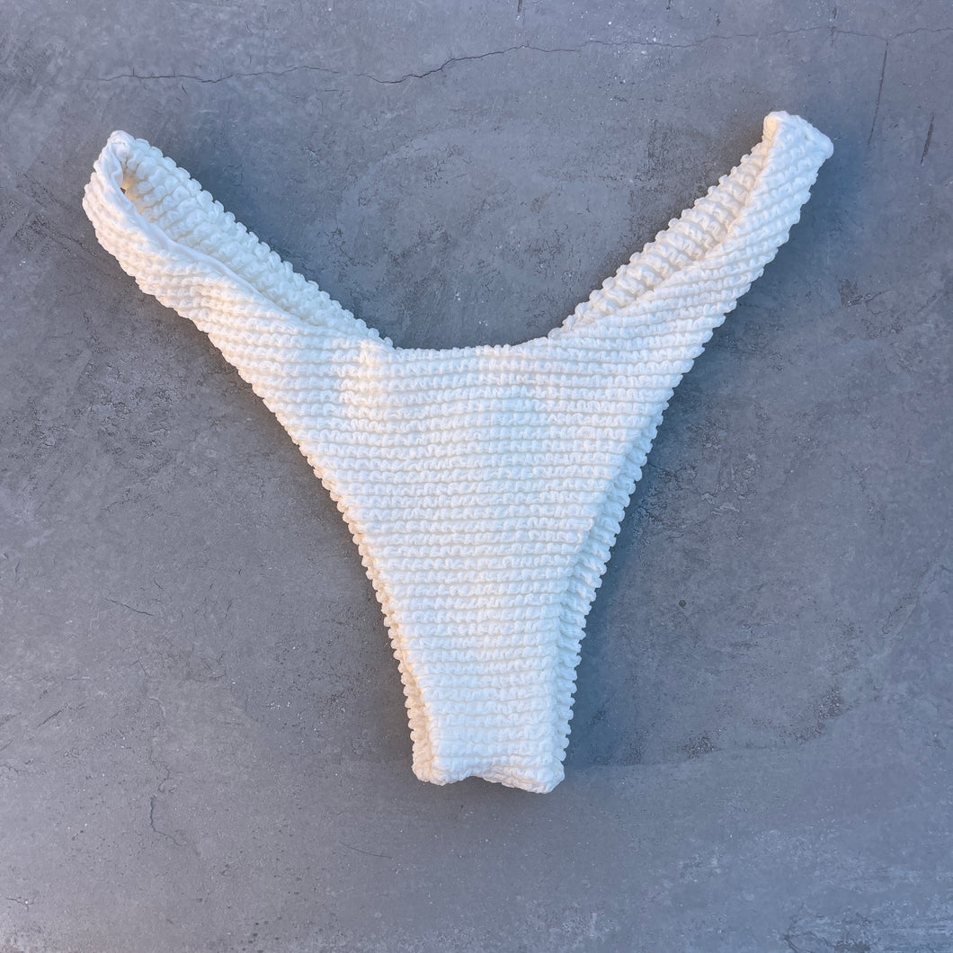 Pearl Textured Traditional Bia Bikini Bottom