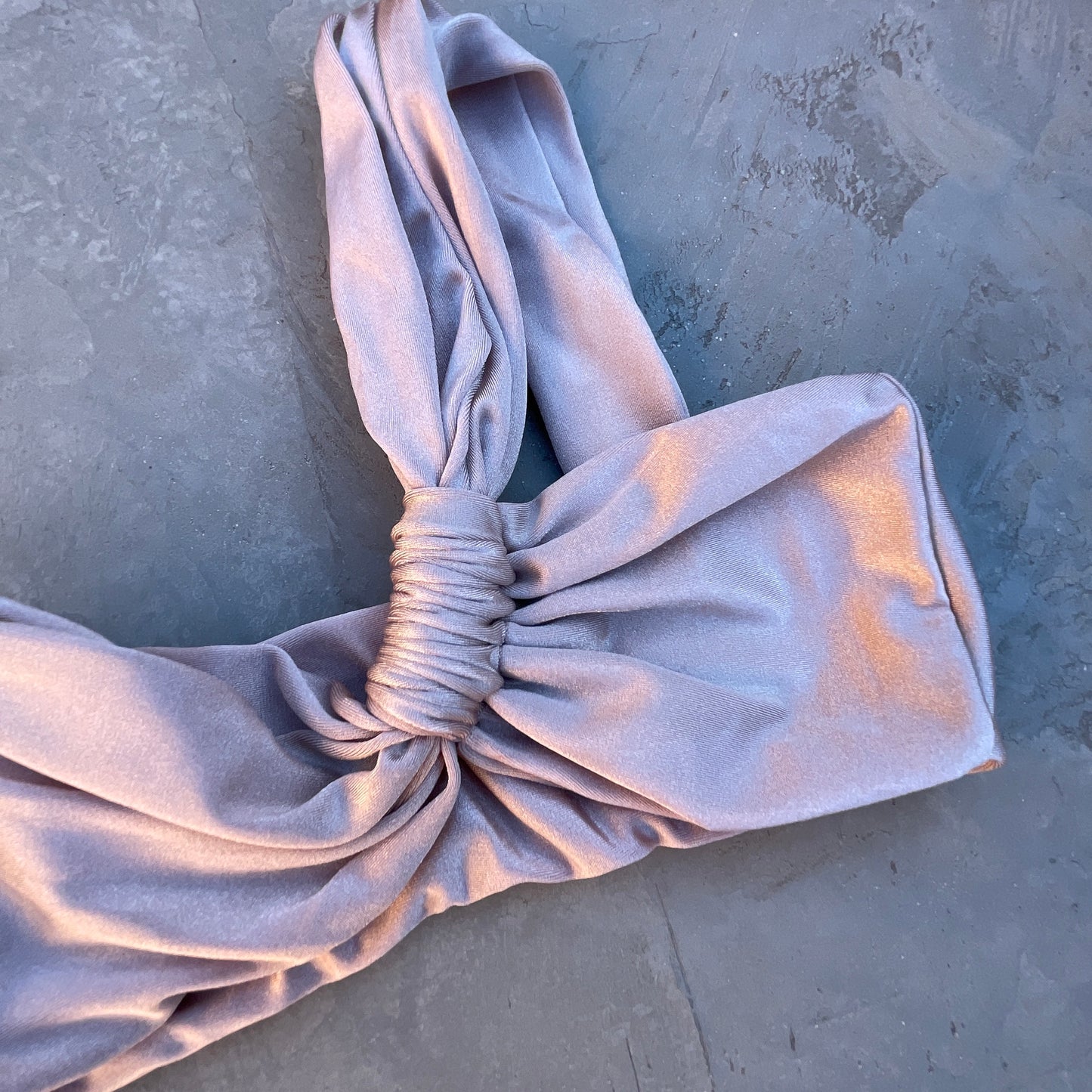 Champagne Sand Greek Bikini Top