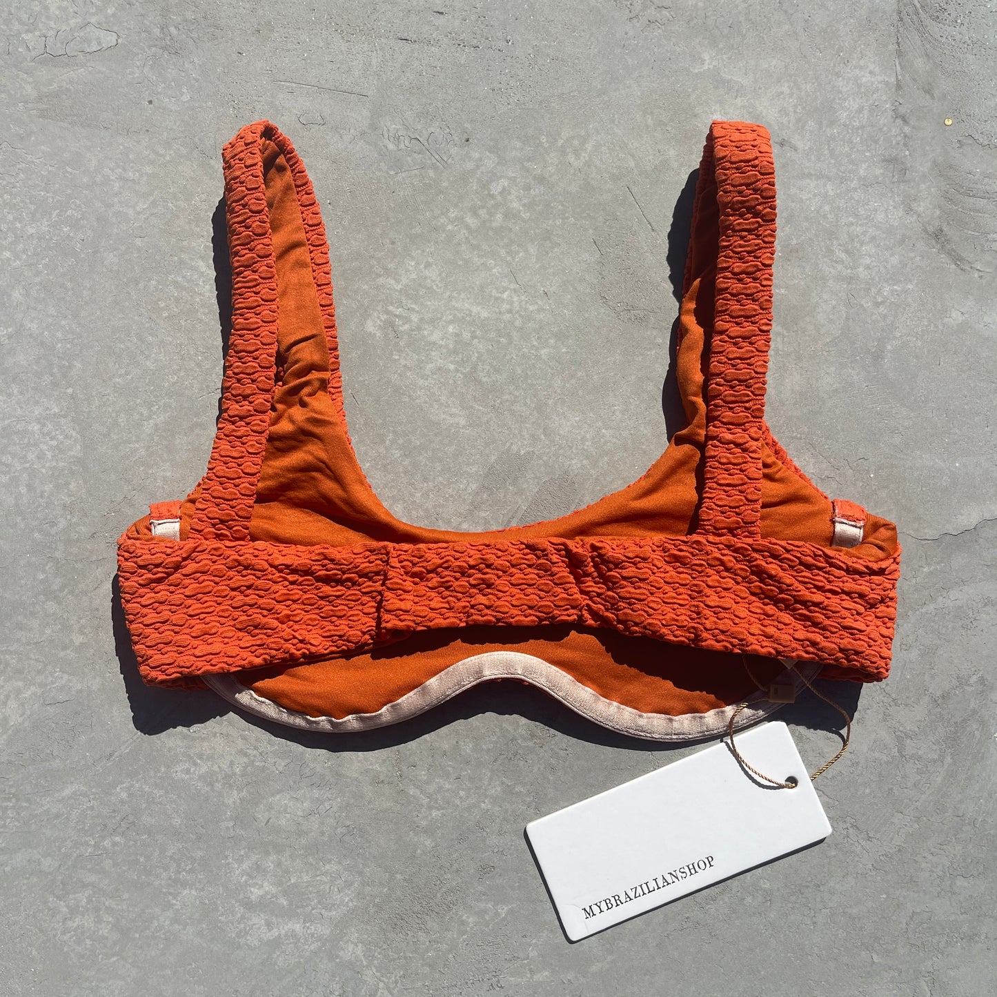 Sunkissed Amber Bia Bikini Top