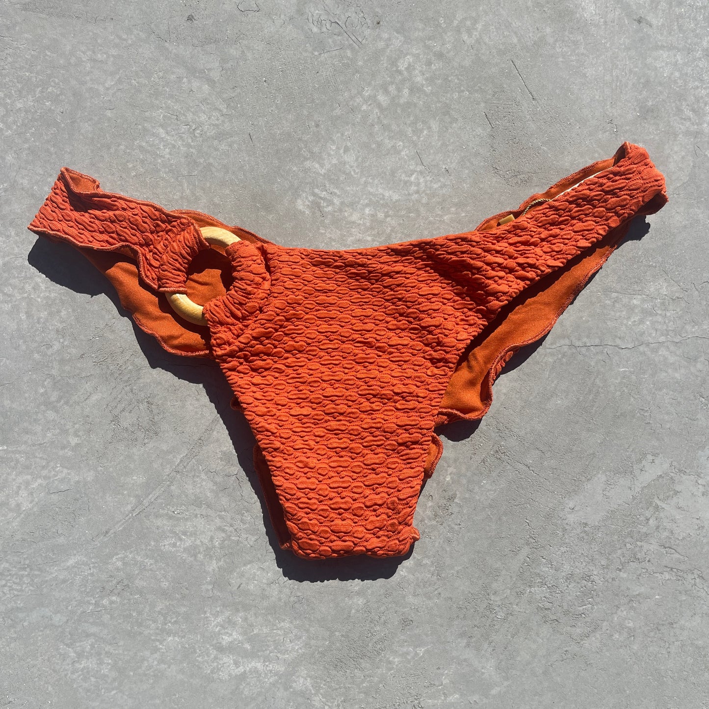 Sunkissed Amber Lili Ripple with ring Bikini Bottom