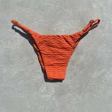 Load image into Gallery viewer, Sunkissed Amber Textured Tanga Bikini Bottom
