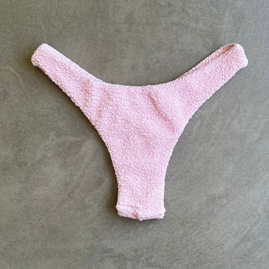 Rose Spritz Beehive Textured Bia Bikini Bottom