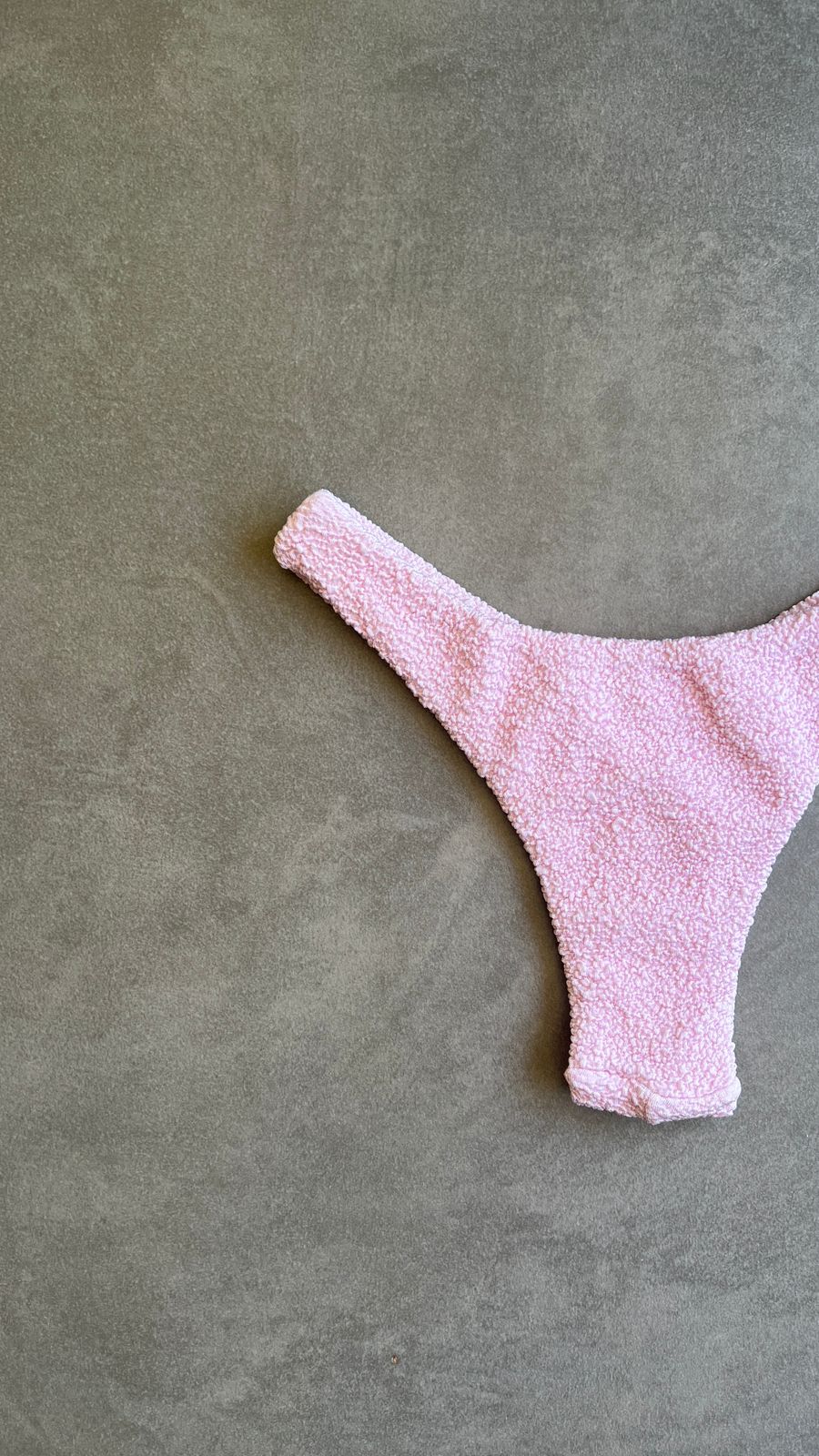 Rose Spritz Beehive Textured Bia Bikini Bottom