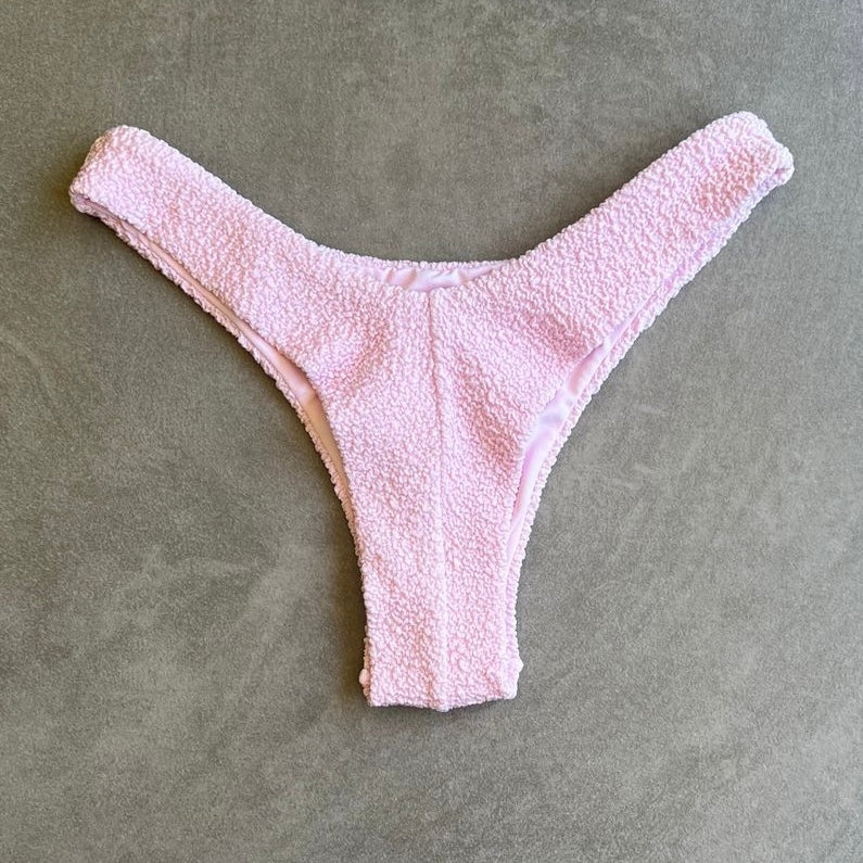 Rose Spritz Beehive Textured Bia Bikini Bottom