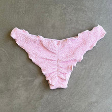 Rose Spritz Beehive Textured Lili Ripple Bikini Bottom