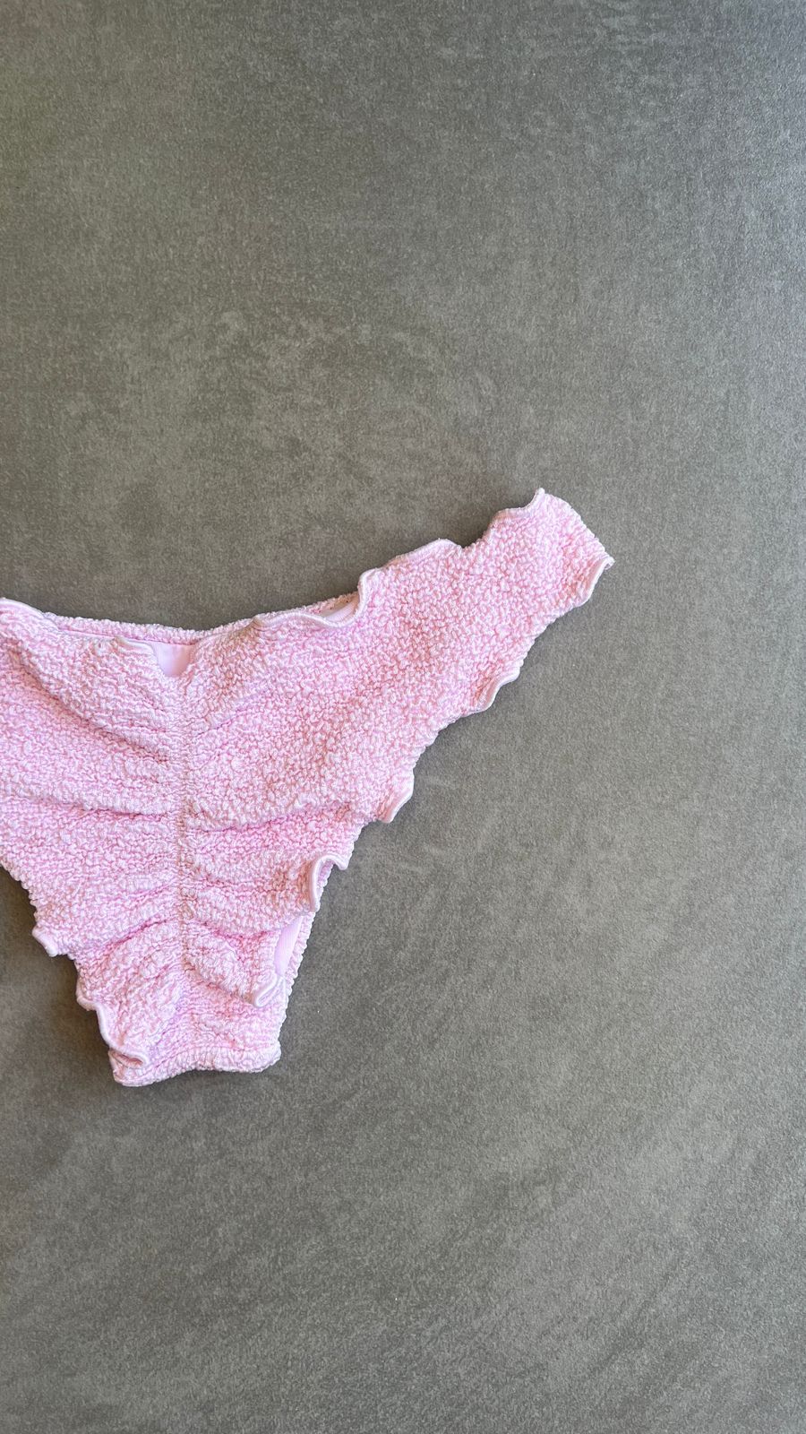 Rose Spritz Beehive Textured Lili Ripple Bikini Bottom