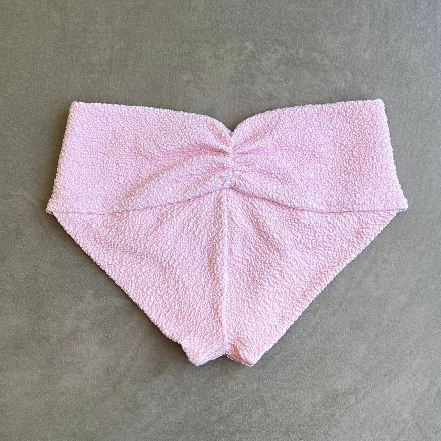 Rose Spritz Beehive Textured Melissa Bikini Bottom
