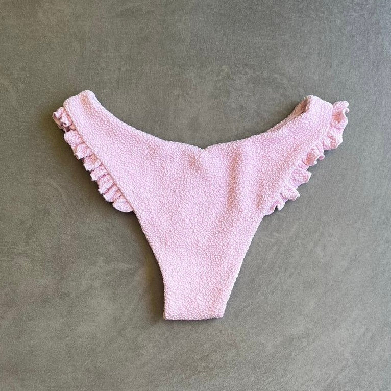 Rose Spritz Beehive Textured Yasmin Bikini Bottom
