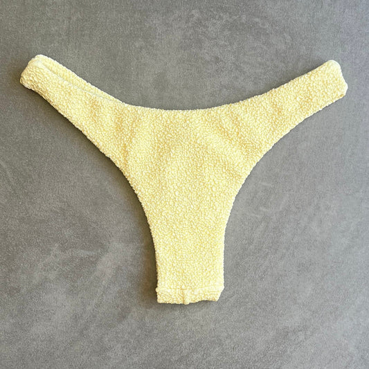 Lemoncello Beehive Textured Bia Bikini Bottom