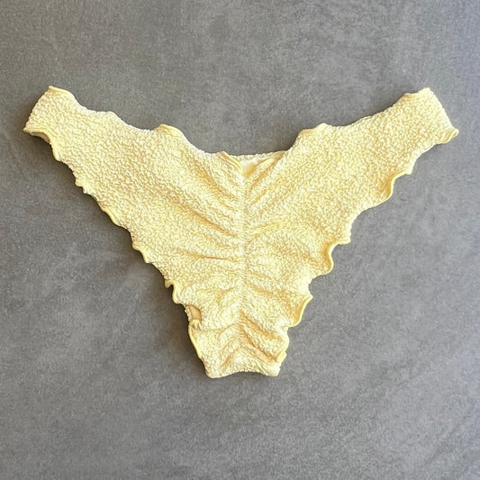 Lemoncello Beehive Textured Lili Ripple Bikini Bottom