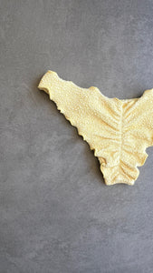 Lemoncello Beehive Textured Lili Ripple Bikini Bottom
