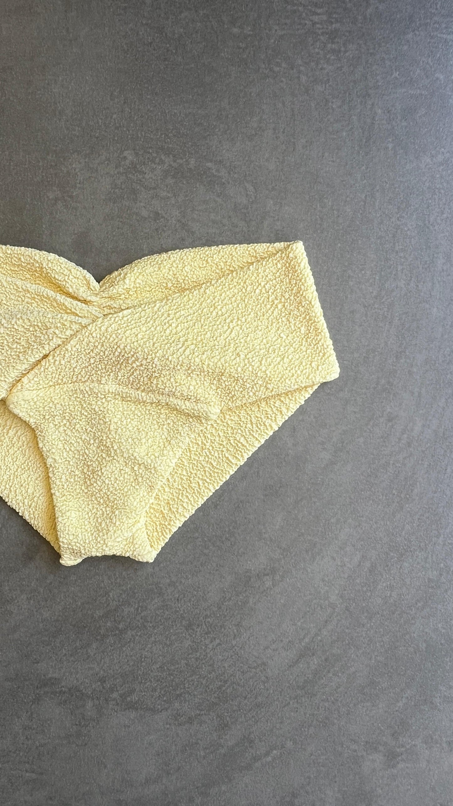Lemoncello Beehive Textured Melissa Bikini Bottom