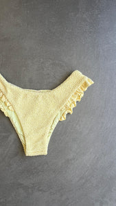 Lemoncello Beehive Textured Yasmin Bikini Bottom