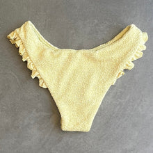 Load image into Gallery viewer, Lemoncello Beehive Textured Yasmin Bikini Bottom
