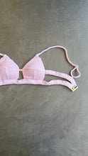 Load image into Gallery viewer, Rose Spritz Beehive Textured Vera Bikini Top
