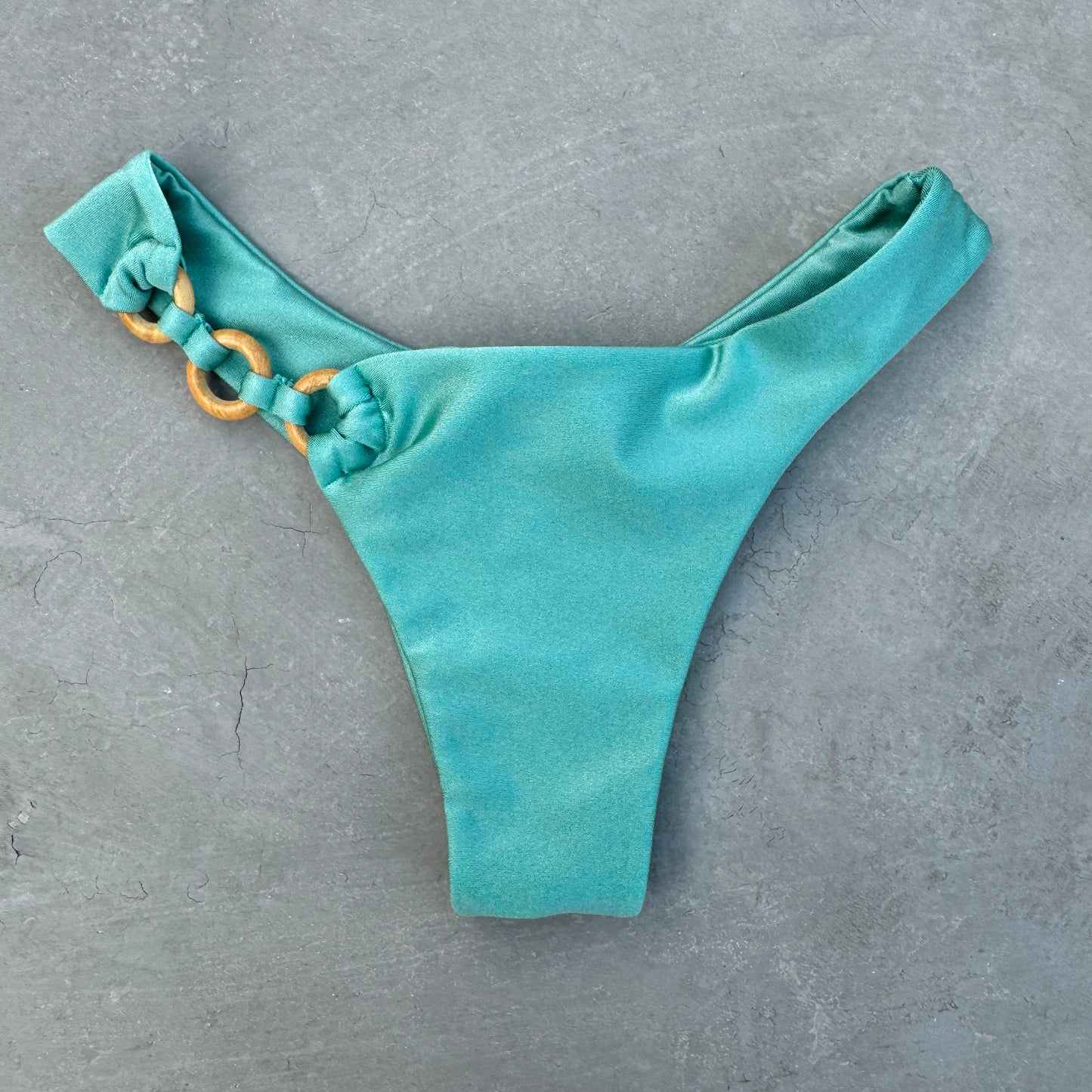 Turquoise Bia Rings Bikini Bottom