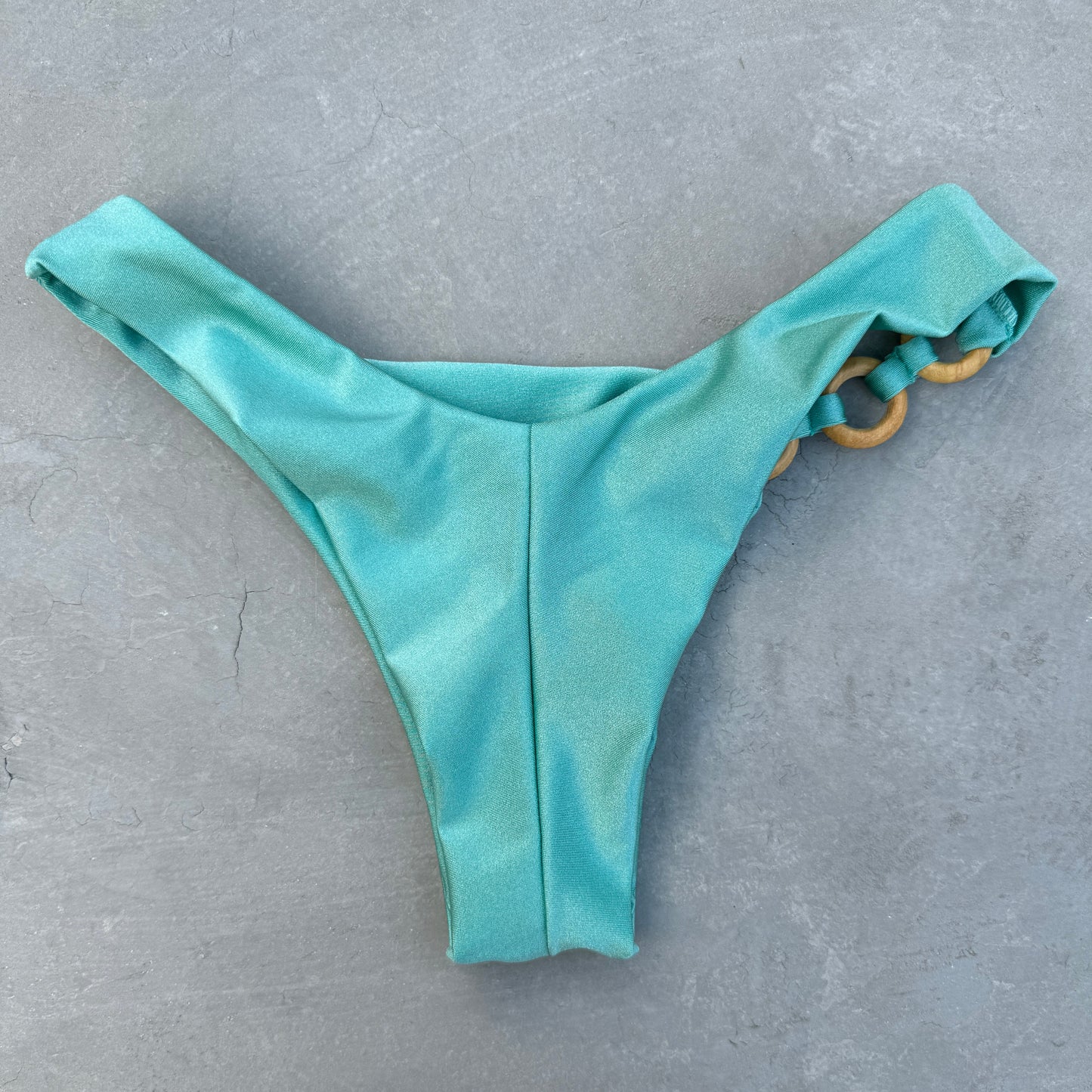 Turquoise Bia Rings Bikini Bottom