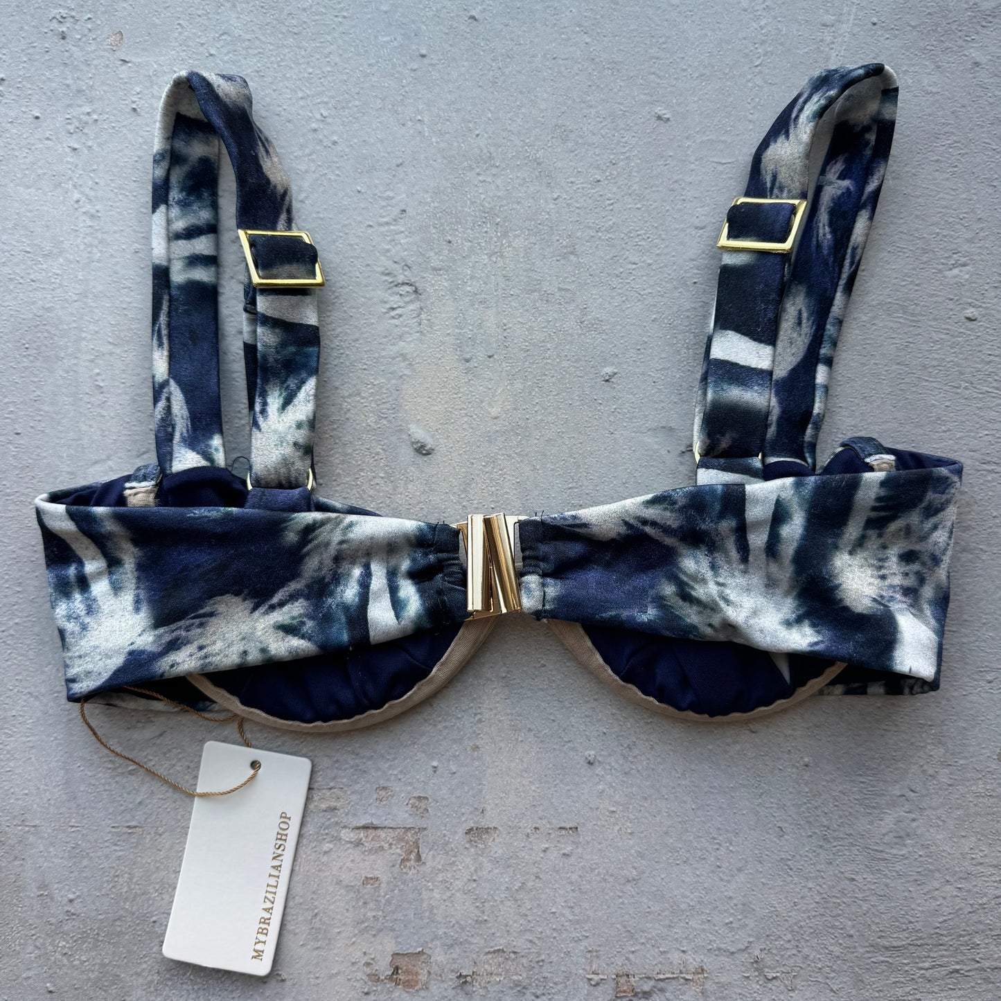 Midnight in Mykonos Maya Bikini Top