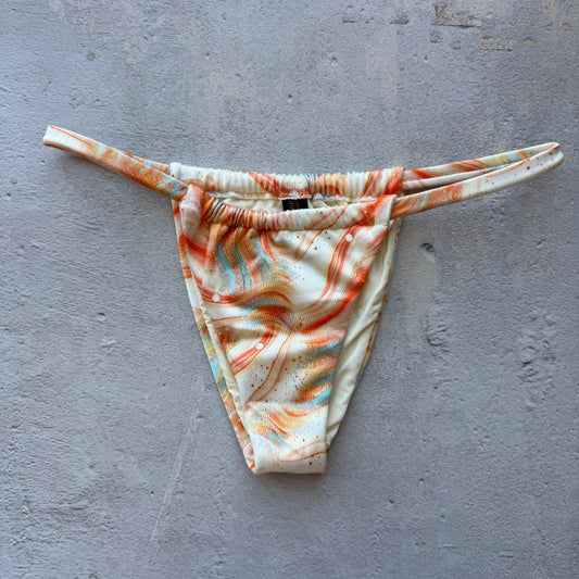 Sunset in Ibiza Minimalist Curtain Bikini Bottom