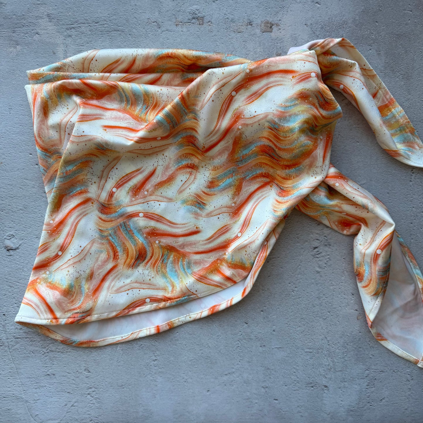 Sunset in Ibiza Mini Wrap Pareo Cover Up