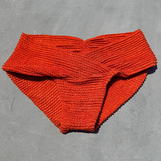 Paprika Textured Melissa Bikini Bottom