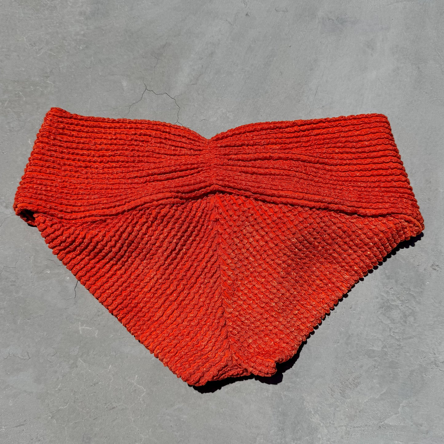 Paprika Textured Melissa Bikini Bottom
