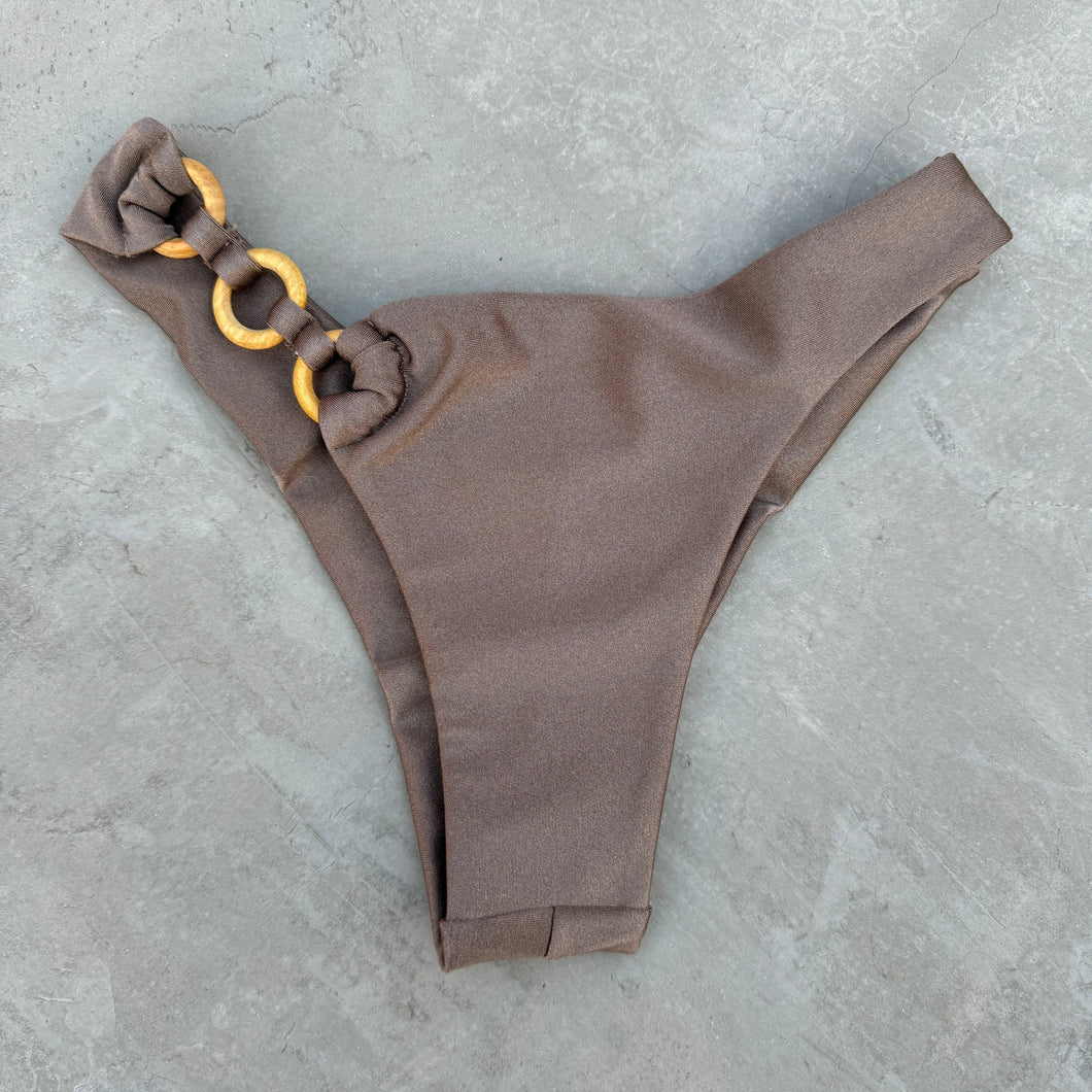 Chestnut Glow Bia Rings Bikini Bottom