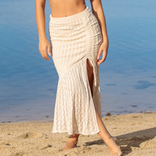 Load image into Gallery viewer, Offwhite Knit Skirt Asymmetric
