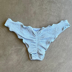 Blue Martini Beehive Textured Lili Ripple Bikini Bottom