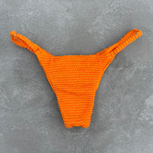 Load image into Gallery viewer, Mango Margarita Textured Tanga Bikini Bottom
