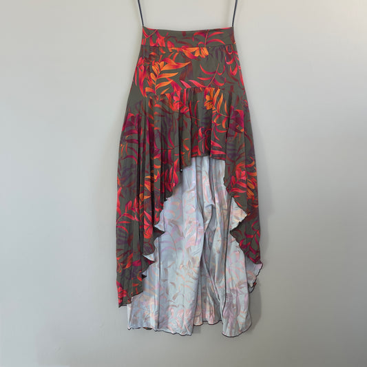 Neon Jungle High Low Skirt