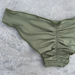 Caper Green Lili Ripple Bikini Bottom