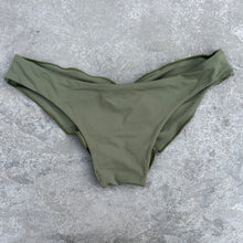 Load image into Gallery viewer, Caper Green Lili Ripple Bikini Bottom
