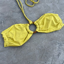 Load image into Gallery viewer, Mellow Yellow Strapless Bikini Top
