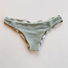 Load image into Gallery viewer, Sage Green Textured Lili Ripple Bikini Bottom
