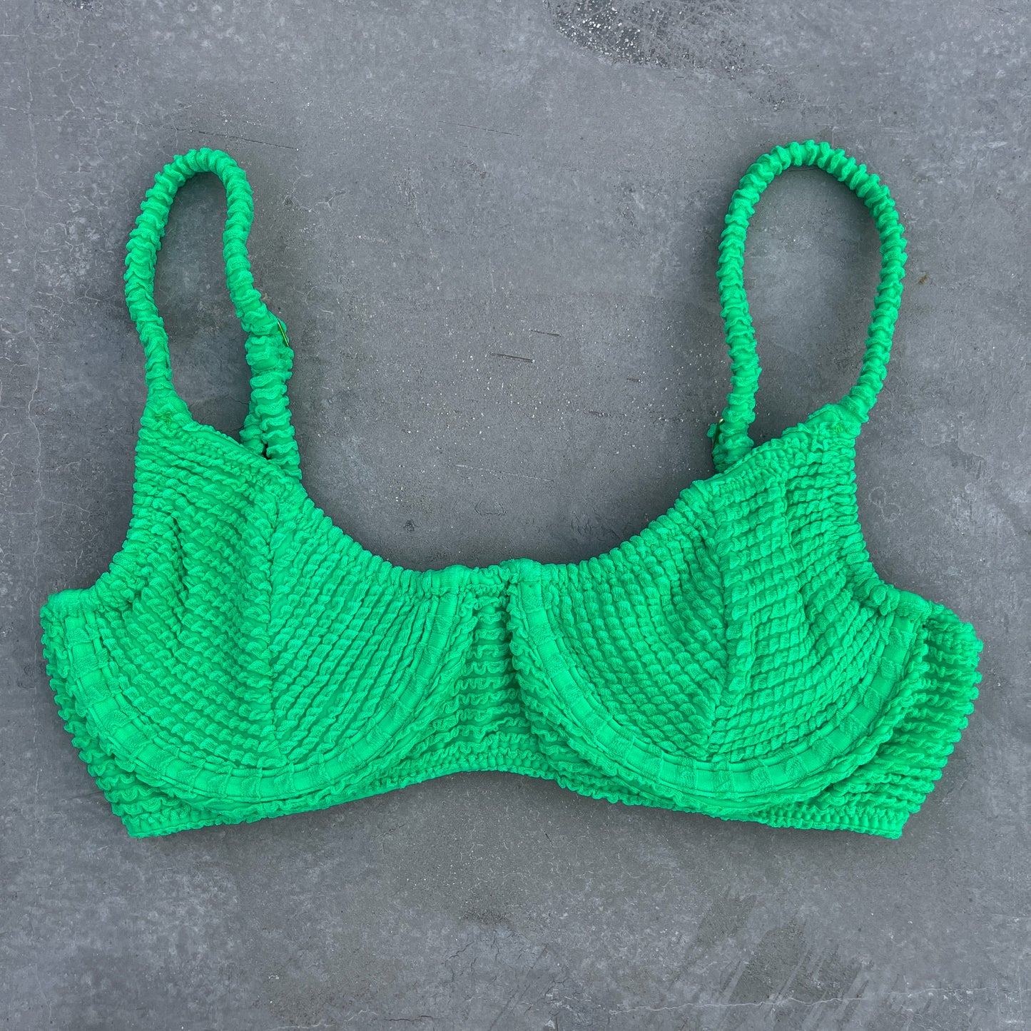 Irish Martini Textured Valerie Bikini Top