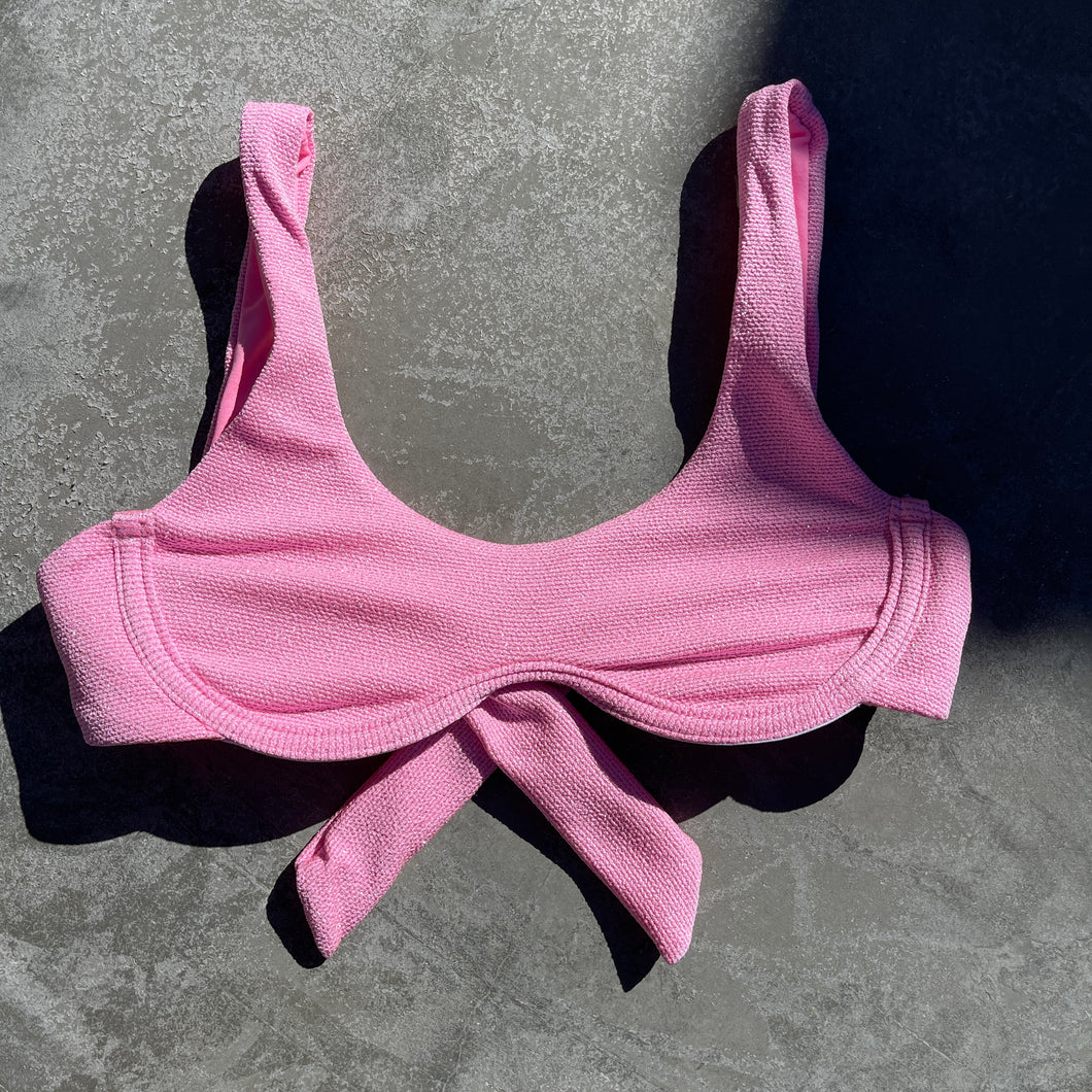 Pink Icicle Bia Bikini Top