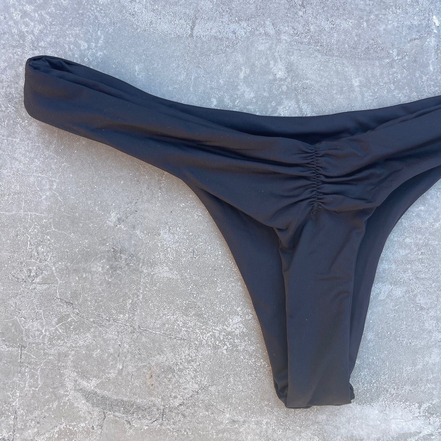 Light Black Kiki Bikini Bottom