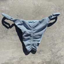 Load image into Gallery viewer, Blue Icicle Tanga Bikini Bottom
