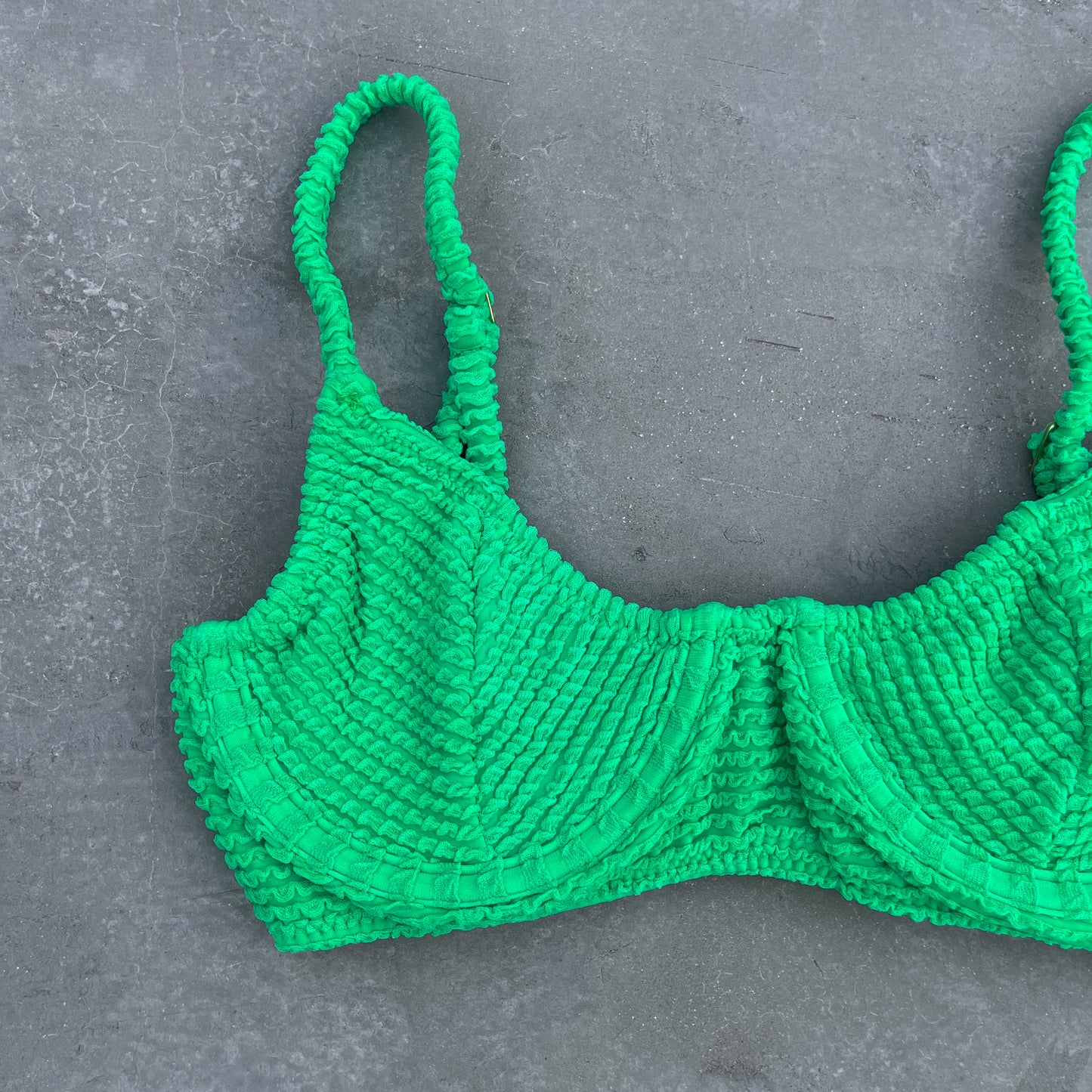 Irish Martini Textured Valerie Bikini Top