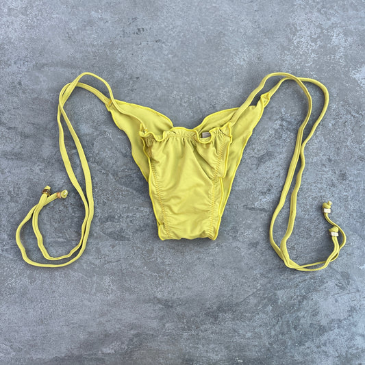 Mellow Yellow Ripple Side Tie Bottom