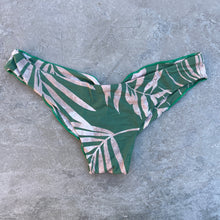 Load image into Gallery viewer, Bleached Leaves Green Lili Ripple Bikini Bottom
