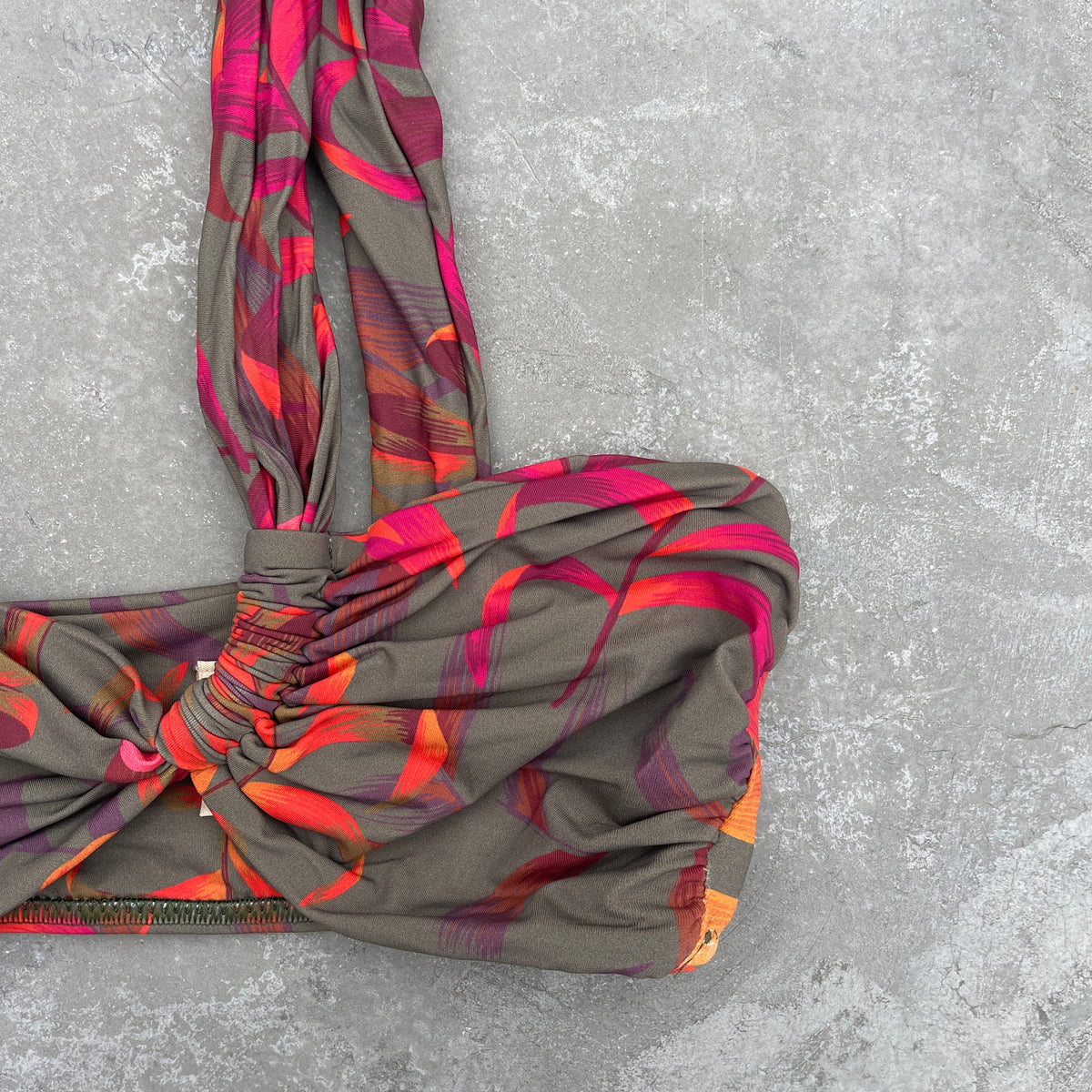 Neon Jungle Greek Bikini Top