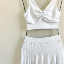 Load image into Gallery viewer, High-low and Cropped Pure White Set

