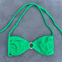 Load image into Gallery viewer, Irish Martini Textured Kayla Bikini Top
